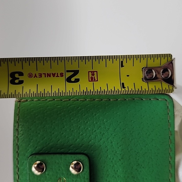 Kate Spade Green Leather Card Holder - Picture 9 of 10